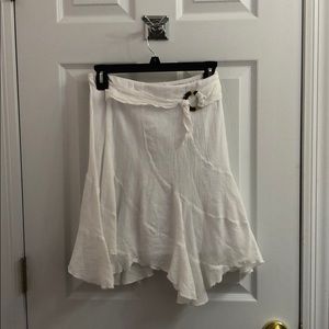 White skirt